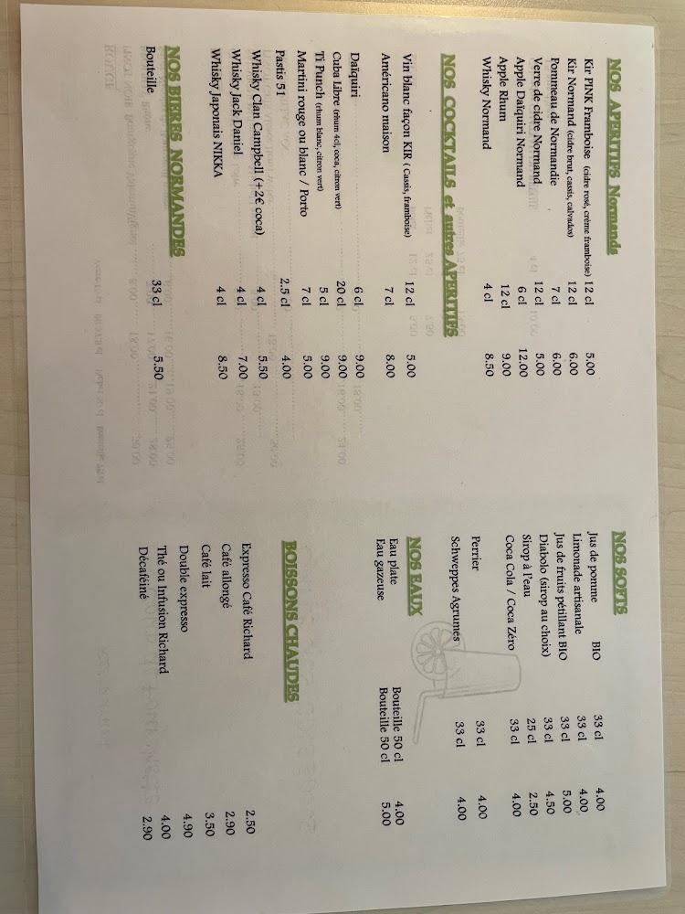 Coup de Fourchette - - Menu Image 1